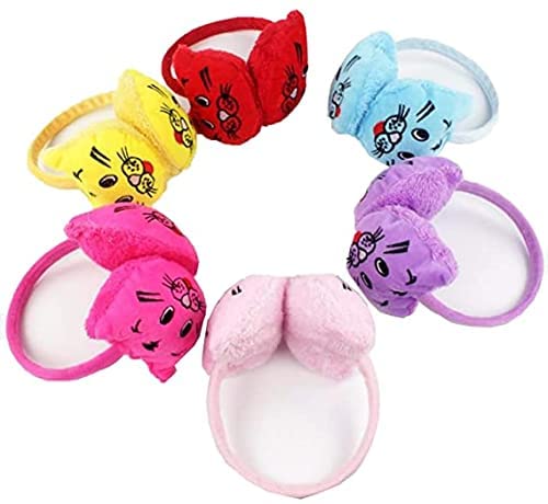CLOTHERA Kids pack of 2 Kitty Design Winter Warm Earmuffs (Random color) - Image 4