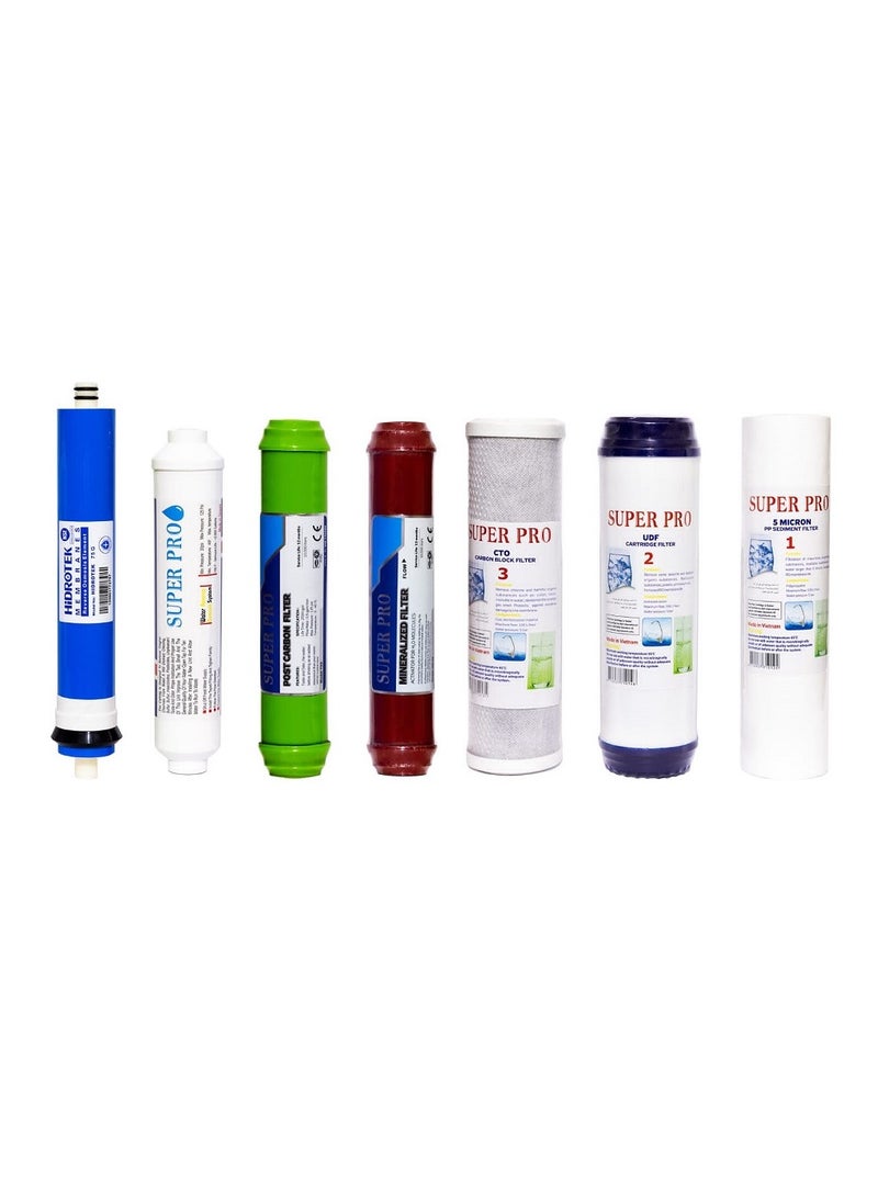 7 Stage Filter Set For Home Desalination Devices