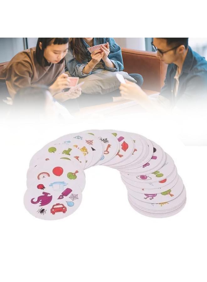 55Pcs Cards Board Game Easy to Play Fun Interactive Entertaining for Family Travel Party - Image 4