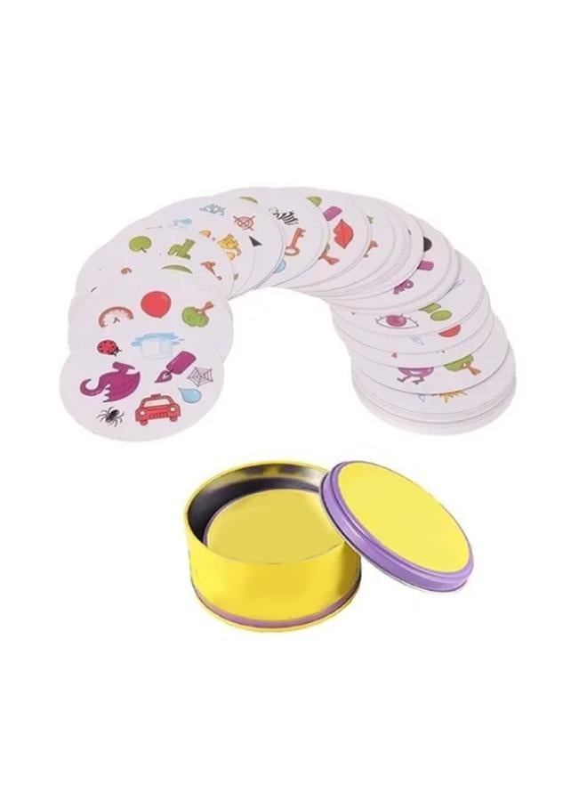 55Pcs Cards Board Game Easy to Play Fun Interactive Entertaining for Family Travel Party - Image 1