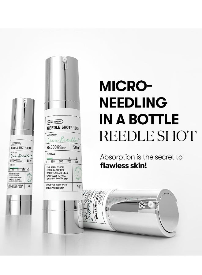 VT COSMETICS CICA Reedle Shot 100 Essence | Daily Face Essence for Soft Skin, Centella Complex, Hyaluronic Acid, Green Propolis Extract for All Skin Types 1.69Fl Oz (50ml) - Image 3