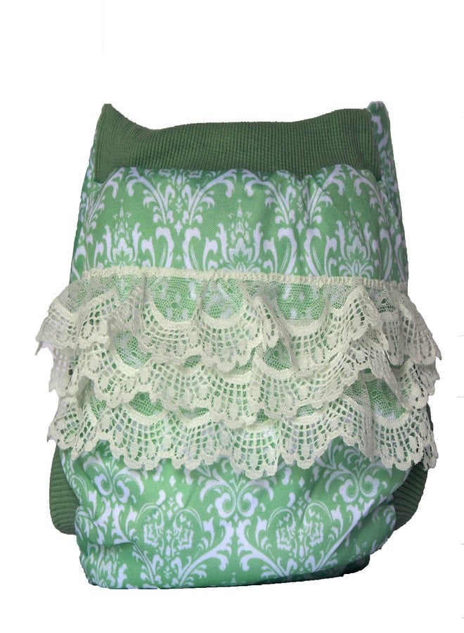 Bumchums Bumchum Unisex Hybrid Diaper Cover with Washable Insert and Matching T-Shirt, Medium, Green - Image 2
