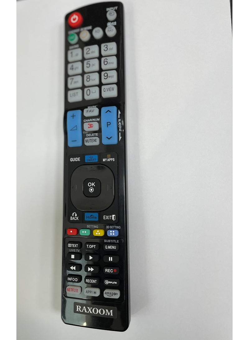 Raxoom Replacement Remote Control for LG 3D Smart Plasma LCD, LED, HDTV, TV, Suitable Models: AKB73615303, AKB73615362, AKB73615302, AKB73756542 - Image 3