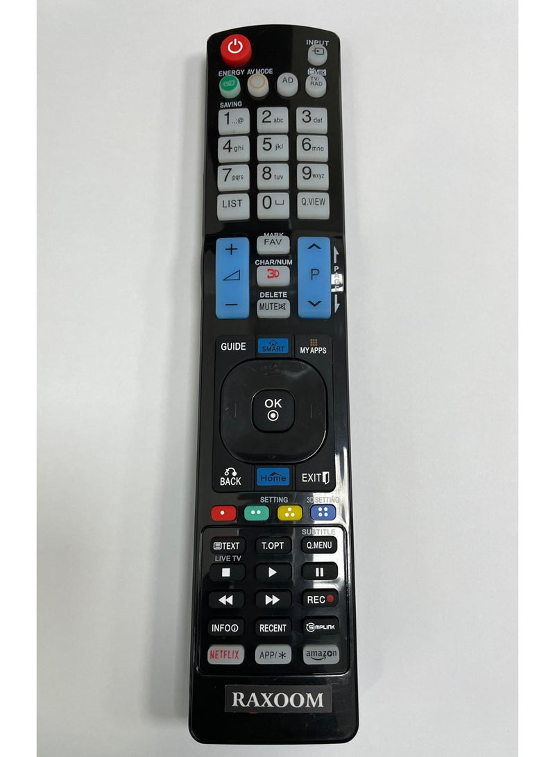 Raxoom Replacement Remote Control for LG 3D Smart Plasma LCD, LED, HDTV, TV, Suitable Models: AKB73615303, AKB73615362, AKB73615302, AKB73756542 - Image 2