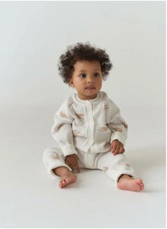 Generic Knitted Baby Romper “Swallows” – Unisex Cotton One-Piece Suit for Newborns, Ideal for Coming Home, Fall Walks & Photoshoots, Soft, Comfortable, Gender-Neutral  - Image 2