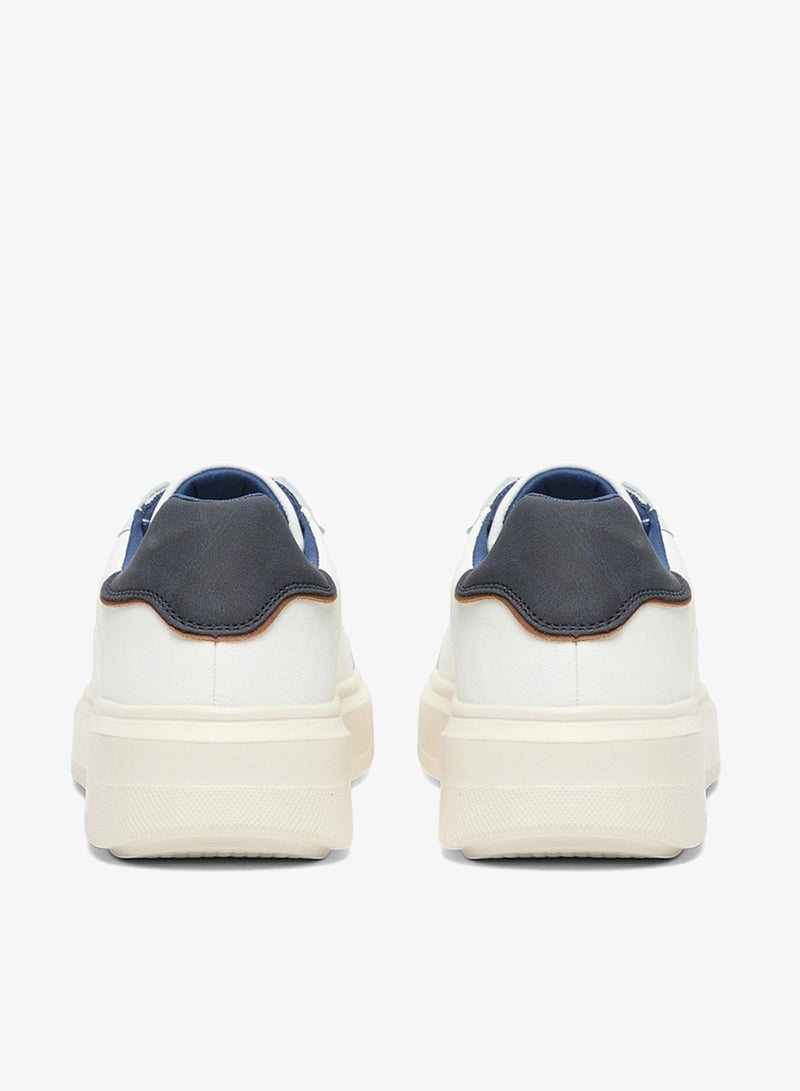 U.S. Polo Assn. Men's White Low-Top Casual Sneakers Shoes - Trendy Design with Superior Comfort and Traction - Image 4