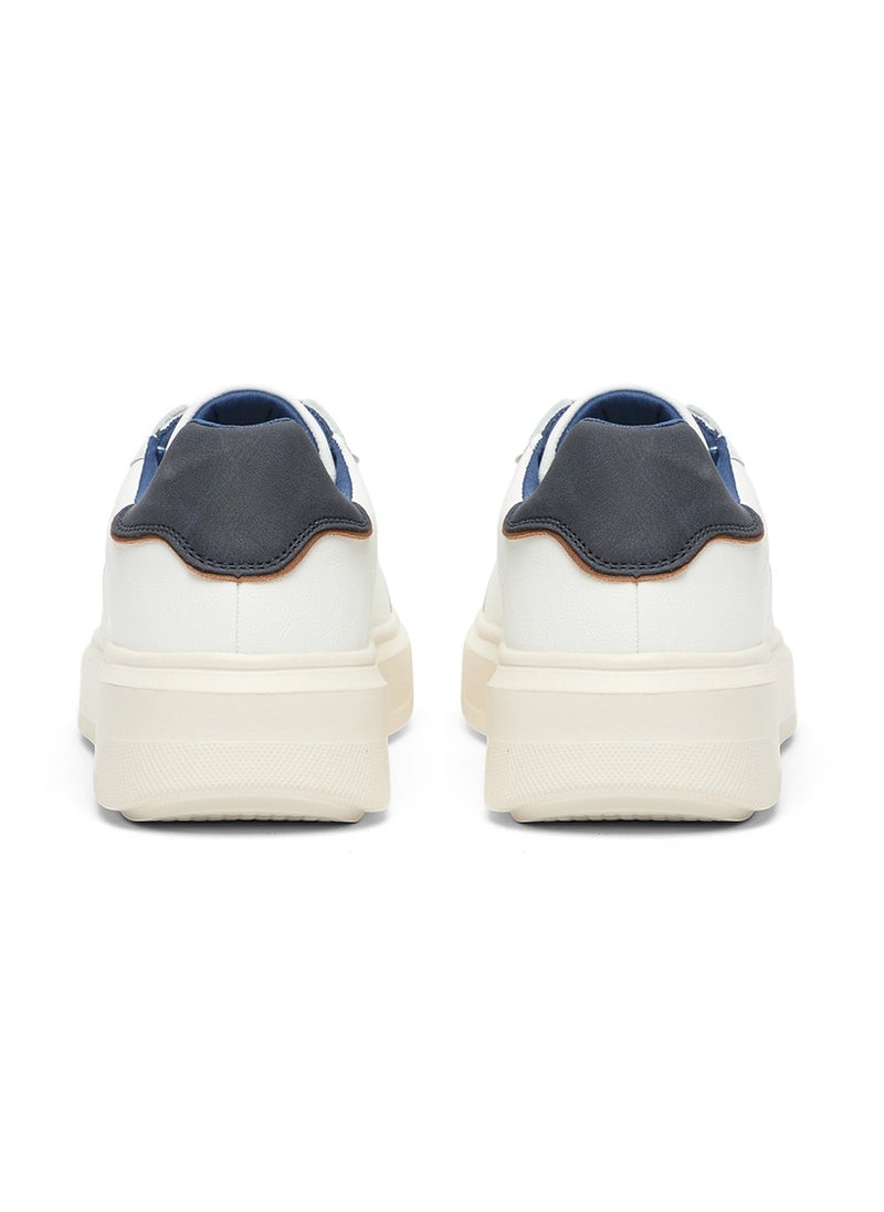 U.S. Polo Assn. Men's White Low-Top Casual Sneakers – Trendy Design with Superior Comfort and Traction  - Image 4
