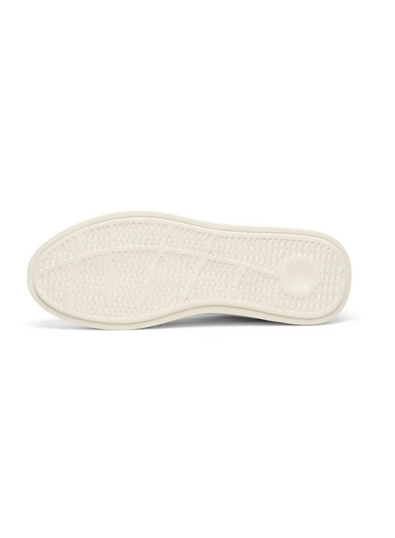 U.S. Polo Assn. Men's White Low-Top Casual Sneakers – Trendy Design with Superior Comfort and Traction