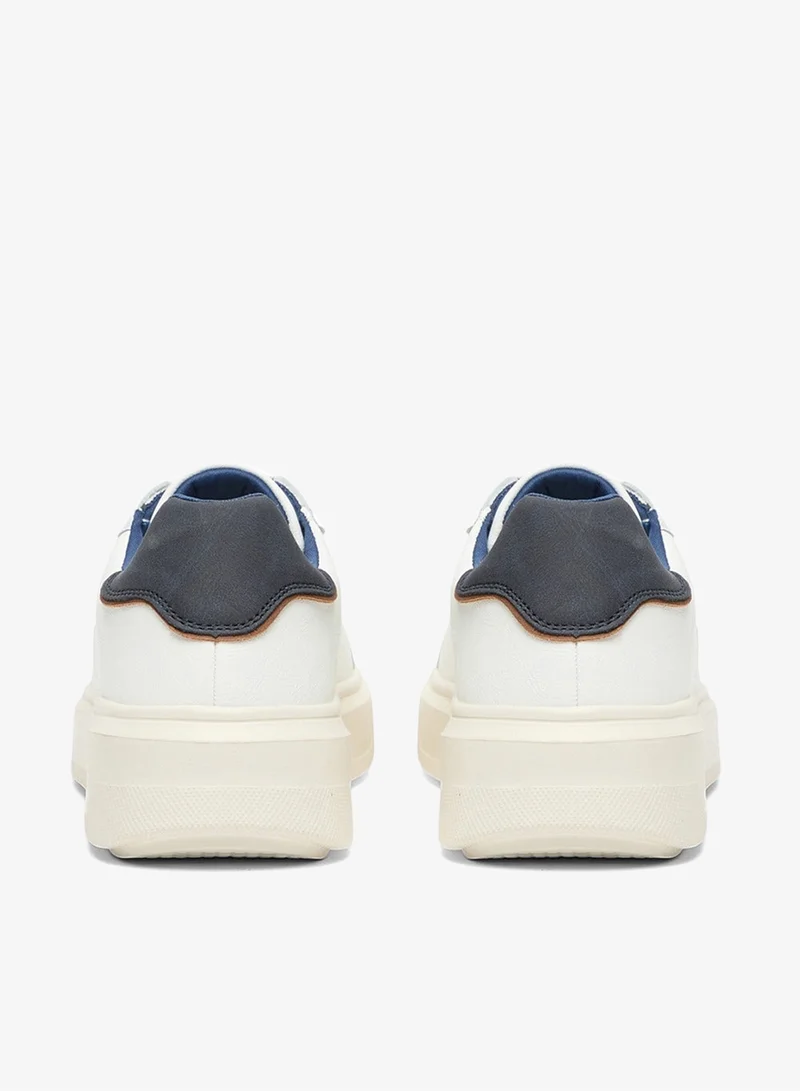 U.S. Polo Assn. White Men's White Low-Top Casual Sneakers Shoes - Trendy Design with Superior Comfort and Traction for Men | Best Price UAE