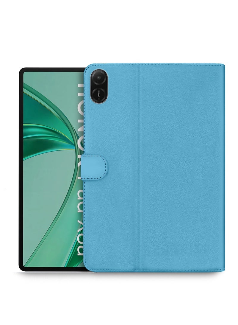 OMAKER Honor Pad X8a 2024 (11 Inch) PU Leather Magnetic Closure Flip Case Cover (TCFPSR) - Sea Green - Image 1