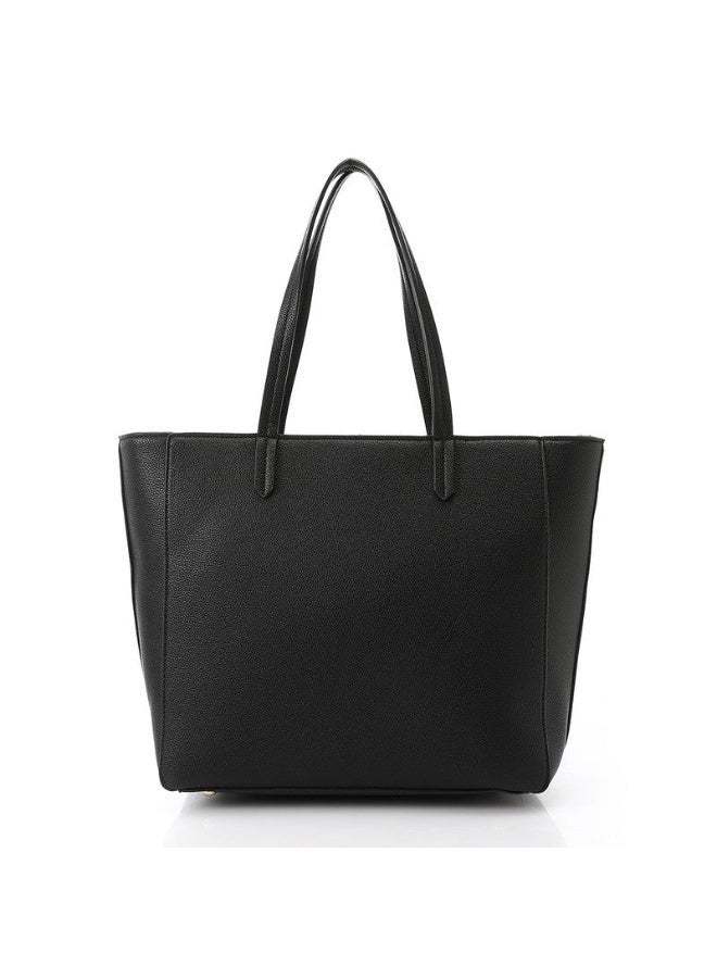 DejaVu Parctical One Main Compartment Black Shoulder Bag - Image 2