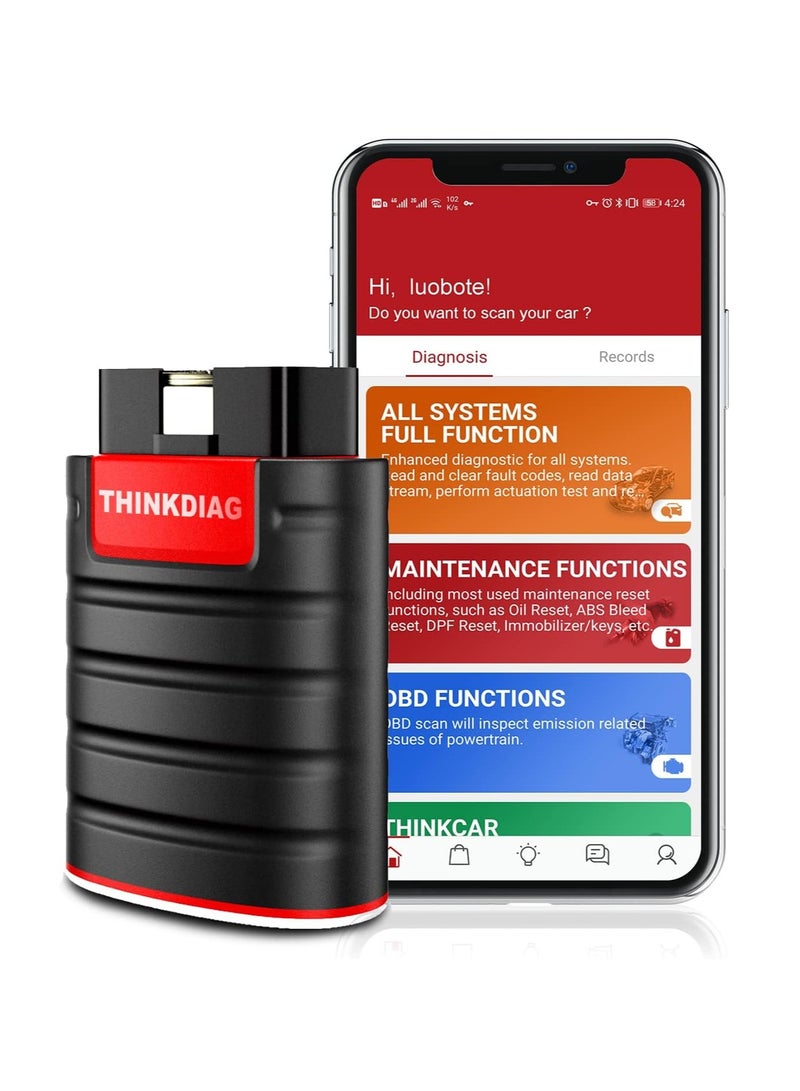 THINKCAR Thinkdiag OBD2 Full System Power Diagnostic Tool with All Software free for 1 Year - Image 1