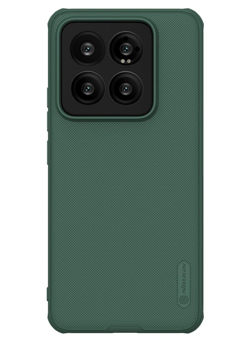 Nillkin Super Frosted Shield Pro Magnetic Series Cover Case Designed For Xiaomi Mi 14 Pro - Green - Image 1