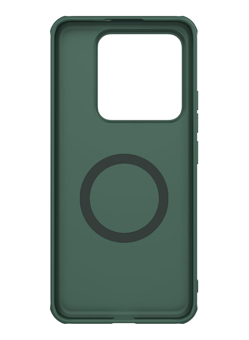 Nillkin Super Frosted Shield Pro Magnetic Series Cover Case Designed For Xiaomi Mi 14 Pro - Green - Image 3