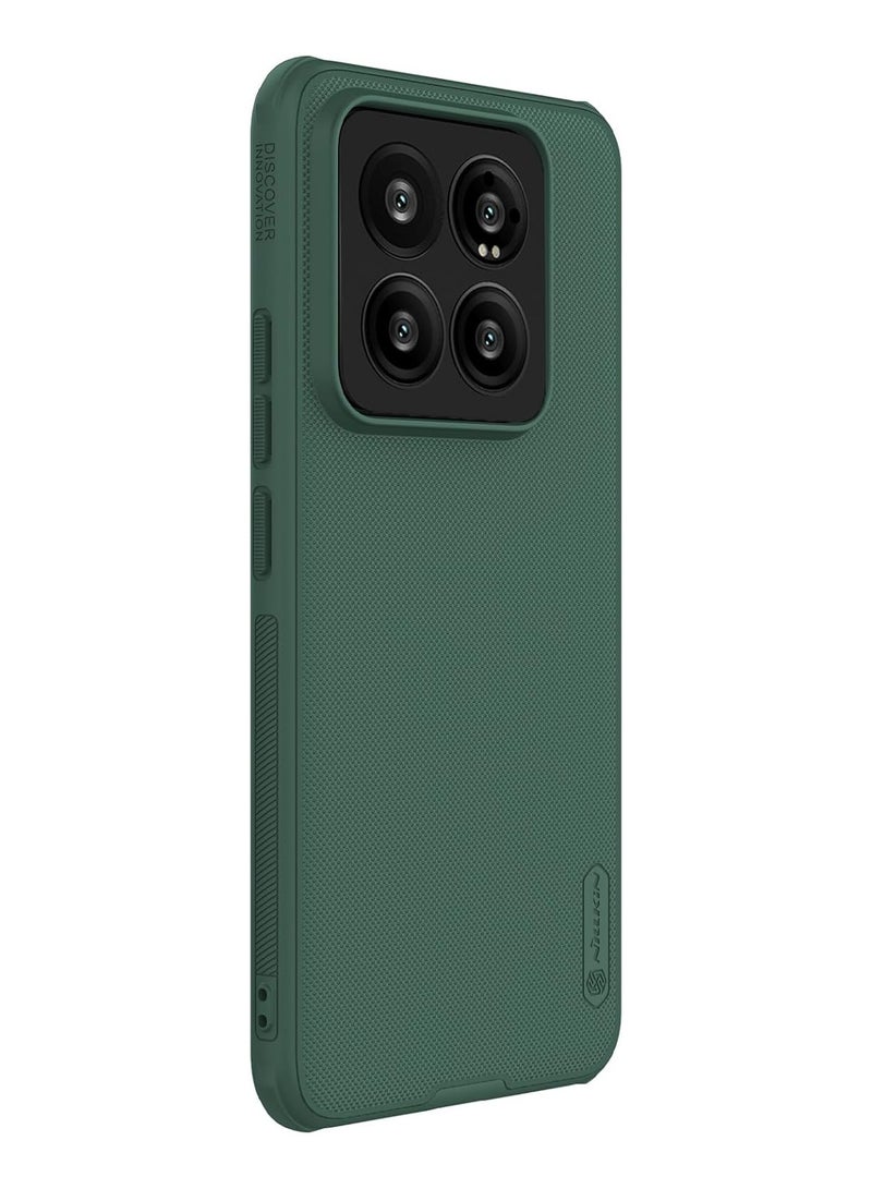 Nillkin Super Frosted Shield Pro Magnetic Series Cover Case Designed For Xiaomi Mi 14 Pro - Green - Image 5