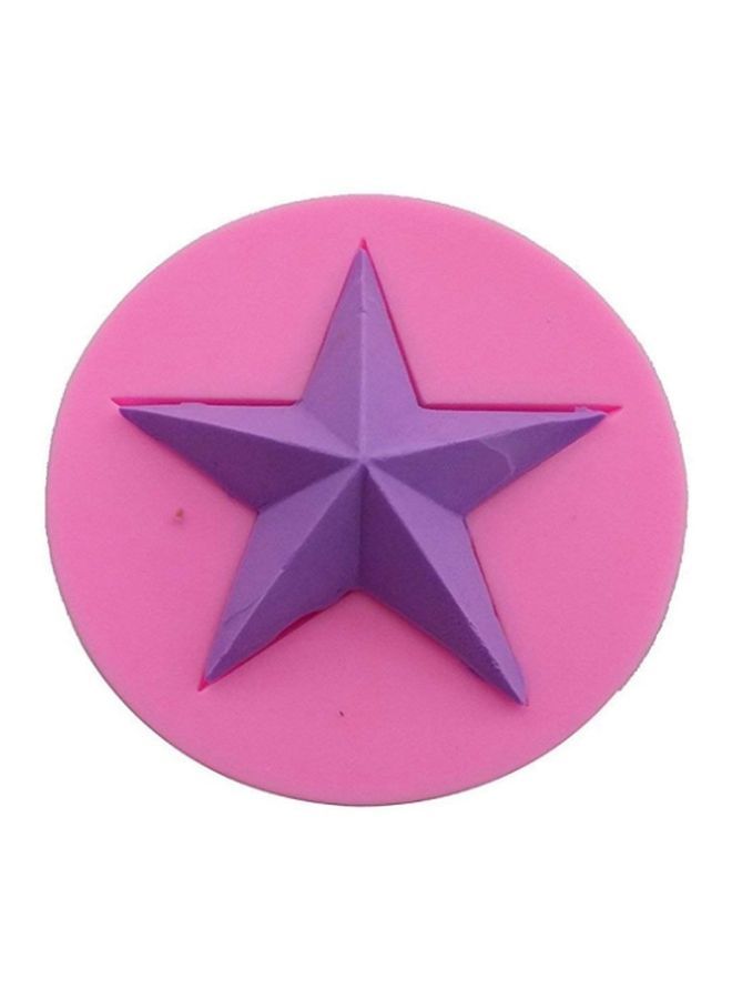 NIBEMINENT Five Pointed Star Shaped Cake Mould Pink 7centimeter - Image 2