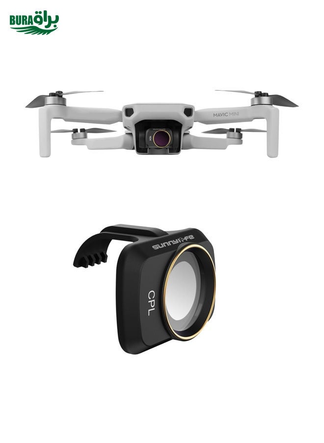 BURAQ Sunnylife MM-FI9253 For DJI Mavic Mini / Mini 2 Drone CPL Lens Filter - Image 1