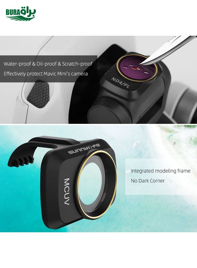 BURAQ Sunnylife MM-FI9253 For DJI Mavic Mini / Mini 2 Drone CPL Lens Filter - Image 4