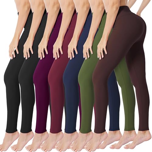 VALANDY Creamlush High Waisted Leggings for Women Buttery Soft Stretchy Tummy Control Workout Yoga Running Pants S3XL - Image 1
