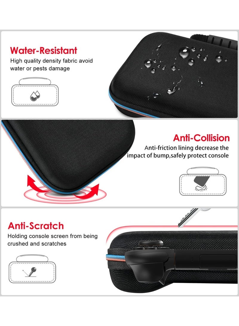 Carrying Case for Nintendo Switch 2 ， 7.9 Inch, Hard Shell Portable Travel Bag with 10 Game Card Slots and Accessories Pouch, Lightweight Anti-Scratch Protection (Black) - Image 4