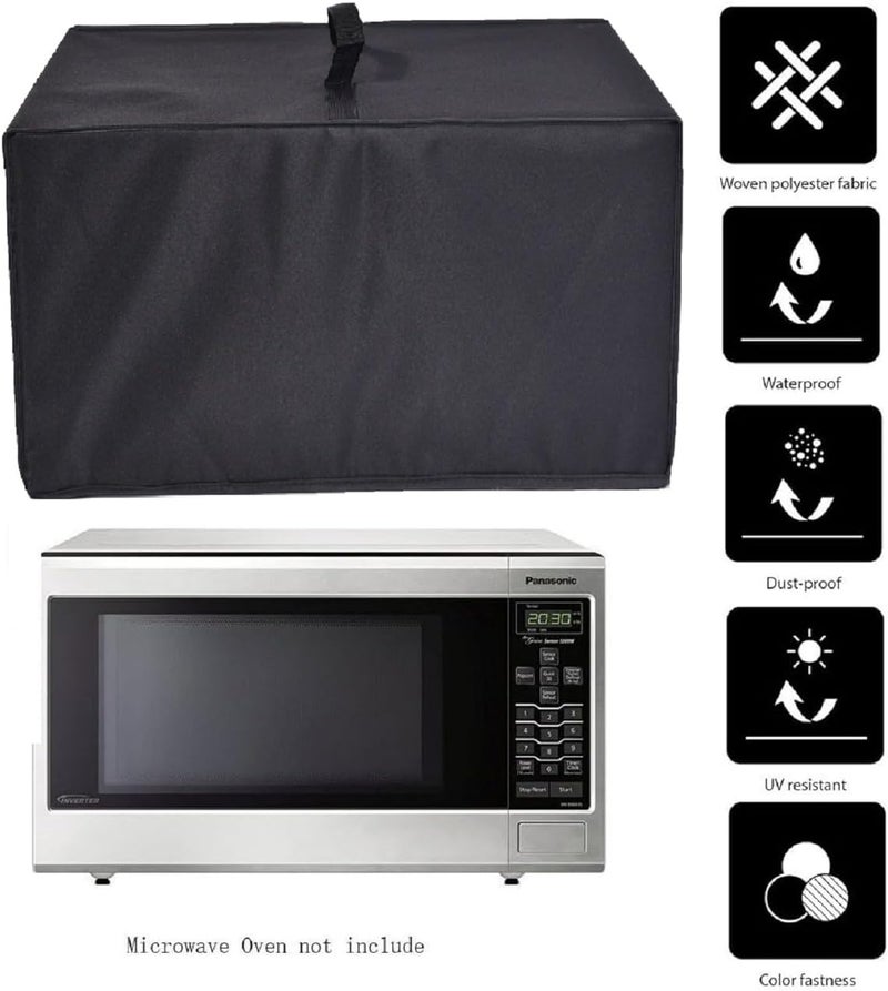 AF-WAN Heavy Duty Heat-Resistant Waterproof Dust-Proof Microwave Oven Grill Cover Protector Hood Rain Dust Ultraviolet Ray Protective Cover Protector (for Microwave Oven) - Image 2
