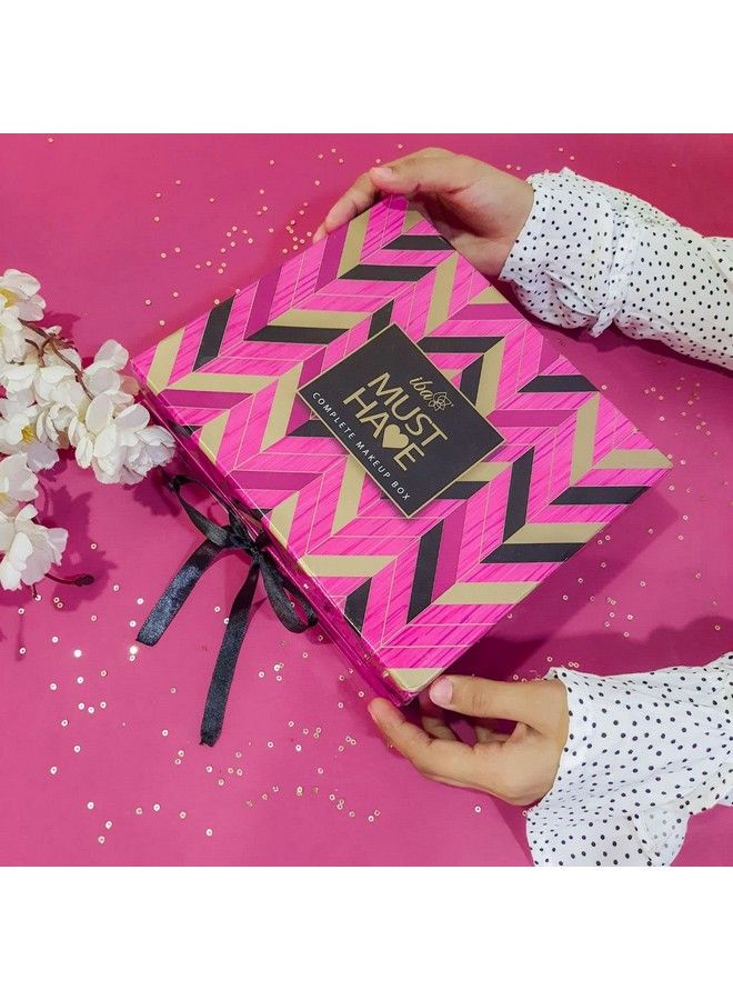 Iba صندوق مكياج كامل لا غنى عنه للنساء (متوسط)؛ سلة هدايا مميزة لعيد الأضحى المبارك صندوق هدايا كبير يحتوي على 11 منتجًا أساسيًا، مقاوم للماء، مكياج للعروس، مكياج كامل للوجه؛ نباتي 100% وخالٍ من القسوة على الحيوانات - Image 5