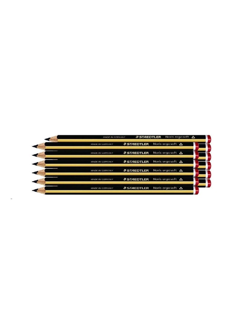 STAEDTLER - Staedtler Noris Ergosoft 153 Jumbo Learners Pencil 2B Box Of 12 - Image 1