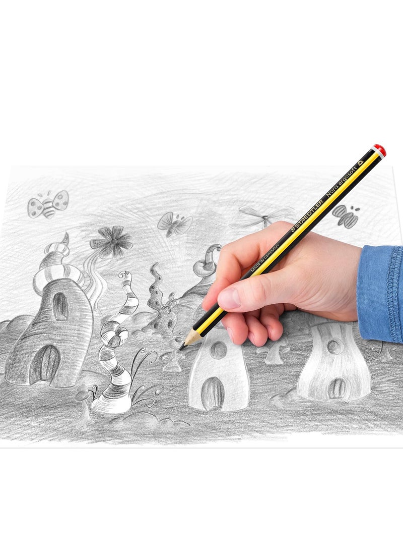 STAEDTLER - Staedtler Noris Ergosoft 153 Jumbo Learners Pencil 2B Box Of 12 - Image 1