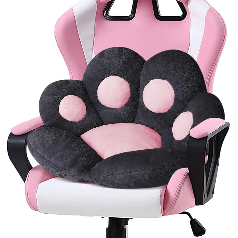 DITUCU Cat Paw Cushion Lazy Sofa Office Chair Cushion Bear Paw Warm Floor Cute Seat Pad for Dining Room Bedroom Comfort Chair for Health Building Black 314 x 275 Inch