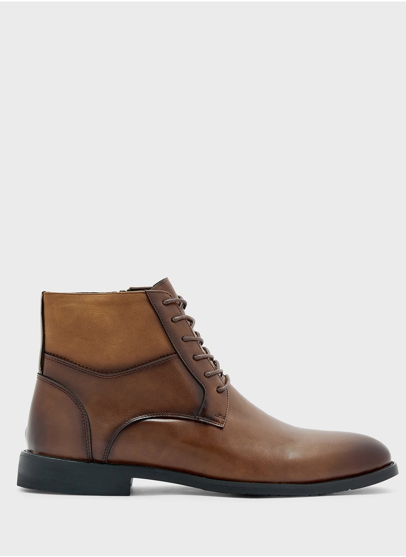 Robert Wood Ankle Lace Up Formal Boots  - Image 1