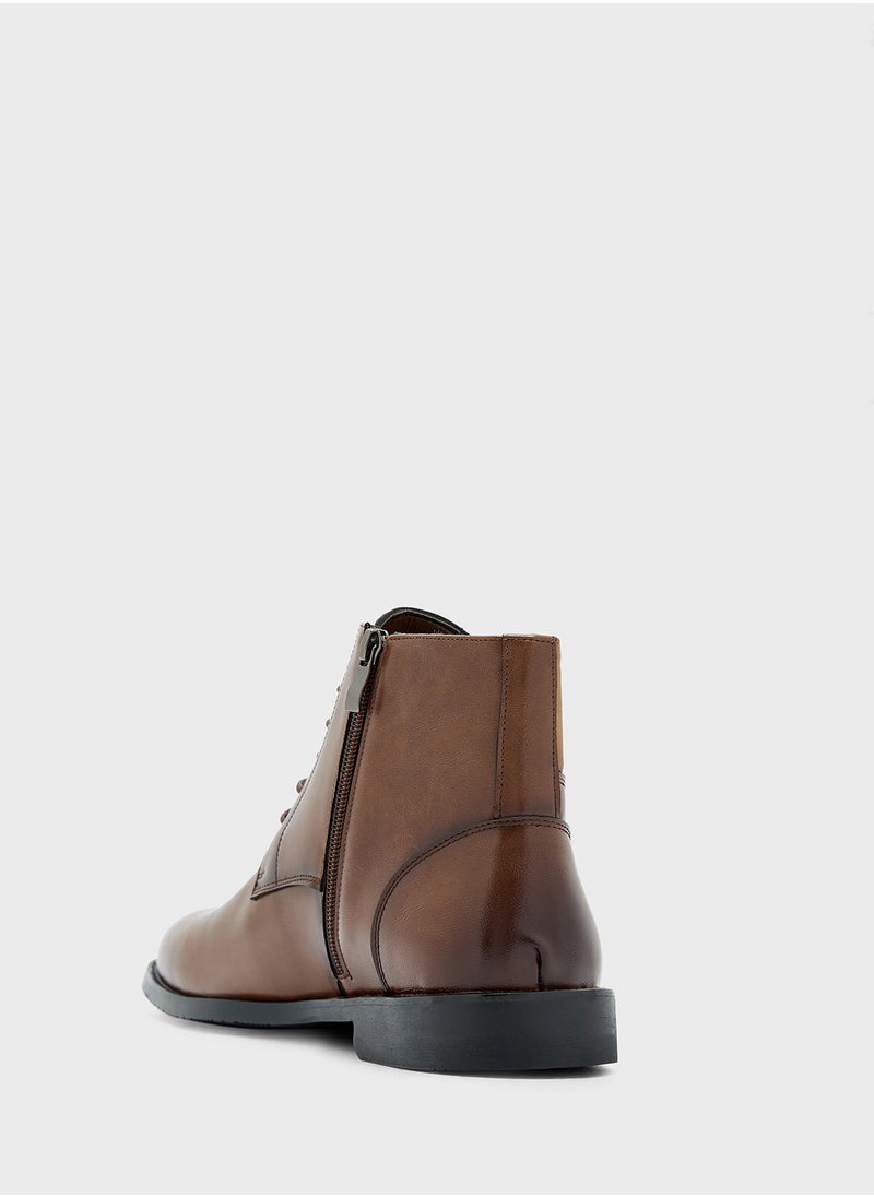 Robert Wood Ankle Lace Up Formal Boots  - Image 3
