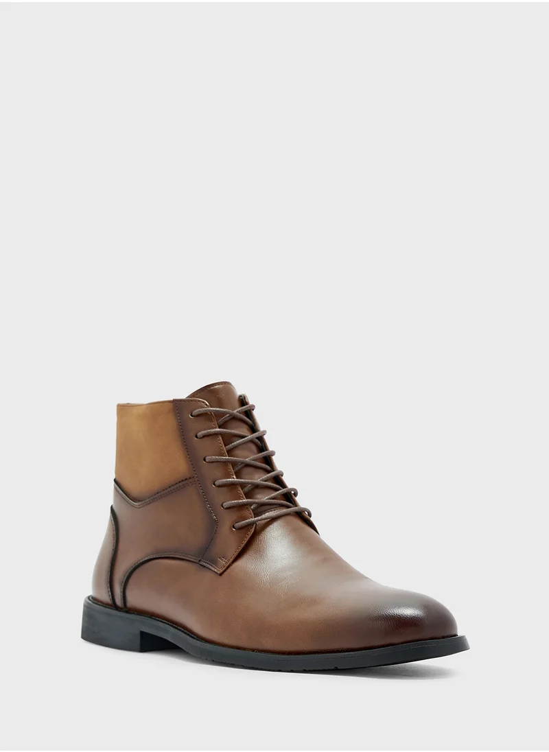 Robert Wood Ankle Lace Up Formal Boots