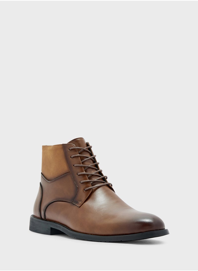 Robert Wood Ankle Lace Up Formal Boots  - Image 2