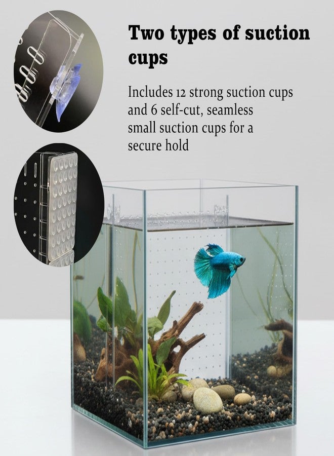 LIYAOLI Fish Tank Divider 15/20 Gal, Acrylic Aquarium Separator with Suction Cups - Image 4