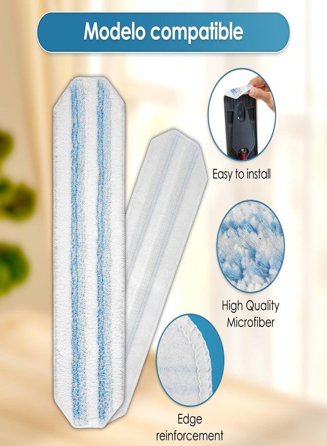 CHAIN PEAK (5 Pack) H2prO Replacement Mop Pads Compatible with O-Cedar H2prO Mop, Microfiber Mop Head, Washable Mop Cloths, Mopping Pad, H2 Pro Mop Pad Refill Accessories - Image 5