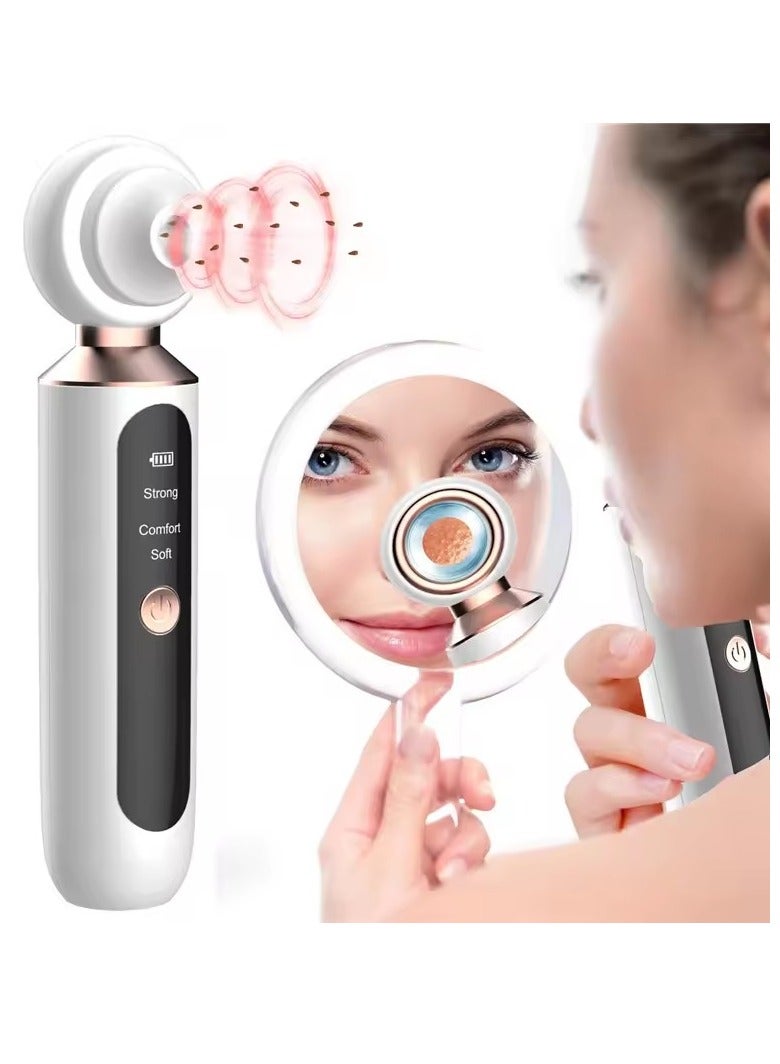 Furtey Blackhead Remover Pore Vacuum,Facial Pore Cleaner,USB Rechargeable Blackhead Vacuum Kit - Image 1