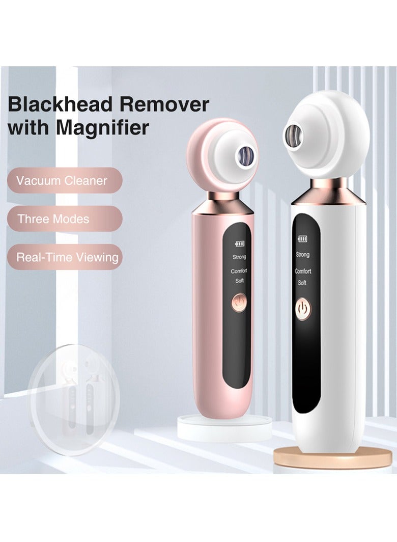 Furtey Blackhead Remover Pore Vacuum,Facial Pore Cleaner,USB Rechargeable Blackhead Vacuum Kit - Image 2
