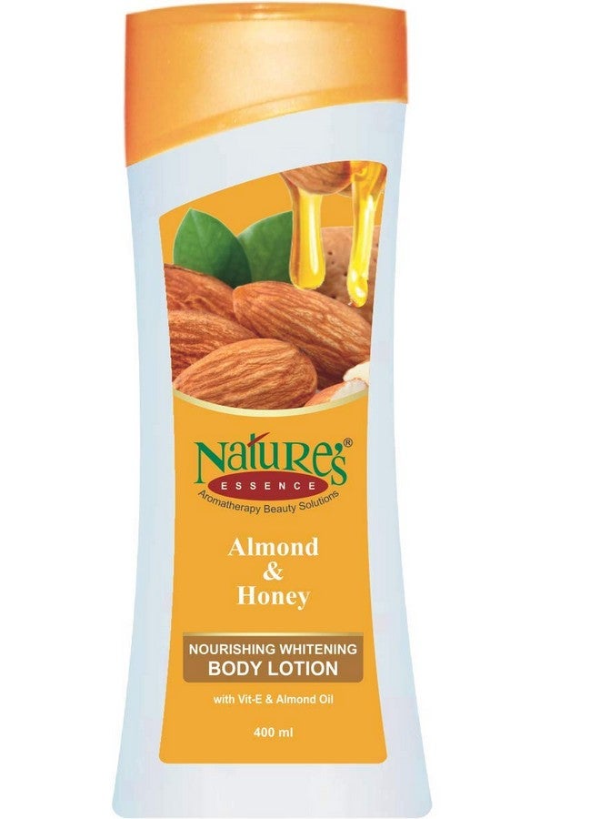 Nature's Essence Almond & Honey Nourishing whitening Body lotion for Dry Skin, 400ml
