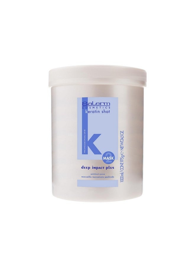 Salerm Cosmetics Keratin Shot Deep Impact Plus Mask, 34.5 Ounce - Image 1