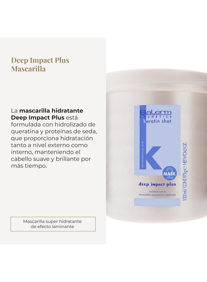 Salerm Cosmetics Keratin Shot Deep Impact Plus Mask, 34.5 Ounce - Image 2