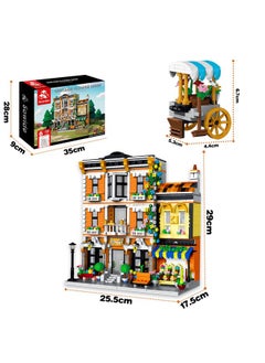 Sowide Flower Shop Building Set, Garden House Building Blocks Toy With Led Light, Building Blocks Architecture Set For Adults And Kids（1786 Pieces）  - Image 2