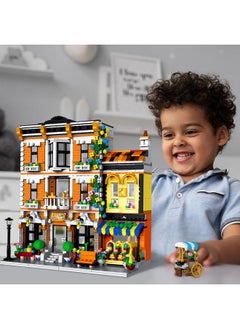 Sowide Flower Shop Building Set, Garden House Building Blocks Toy With Led Light, Building Blocks Architecture Set For Adults And Kids（1786 Pieces）  - Image 3
