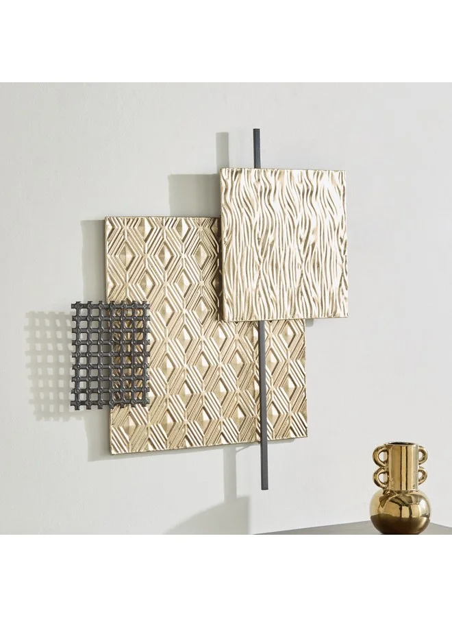 Home Box Jorja Geometric Metal Wall Art 70.5 x 3.8 x 61 cm