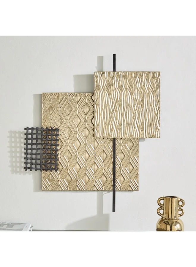Home Box Jorja Geometric Metal Wall Art 70.5 x 3.8 x 61 cm