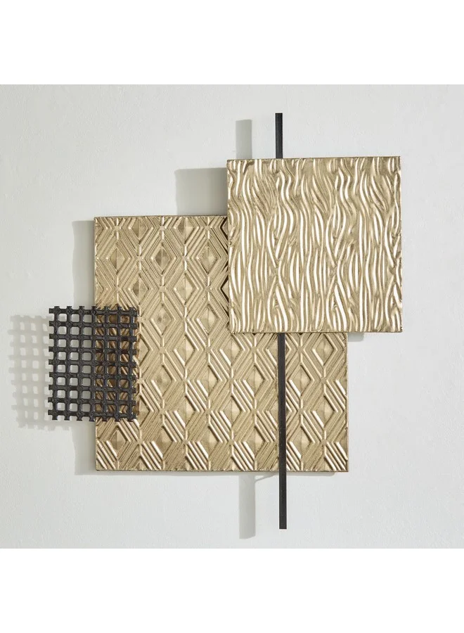 Home Box Jorja Geometric Metal Wall Art 70.5 x 3.8 x 61 cm