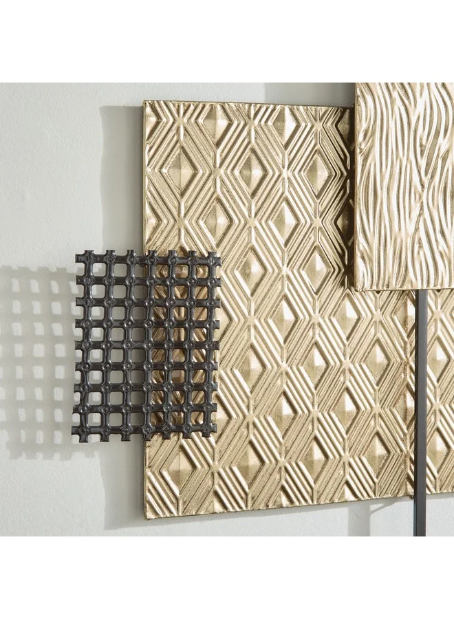 Home Box Jorja Geometric Metal Wall Art 70.5 x 3.8 x 61 cm