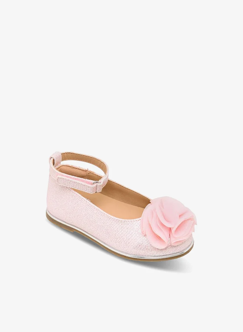 Barefeet Girls Floral Accent Mary Jane Shoes Ramadan Collections