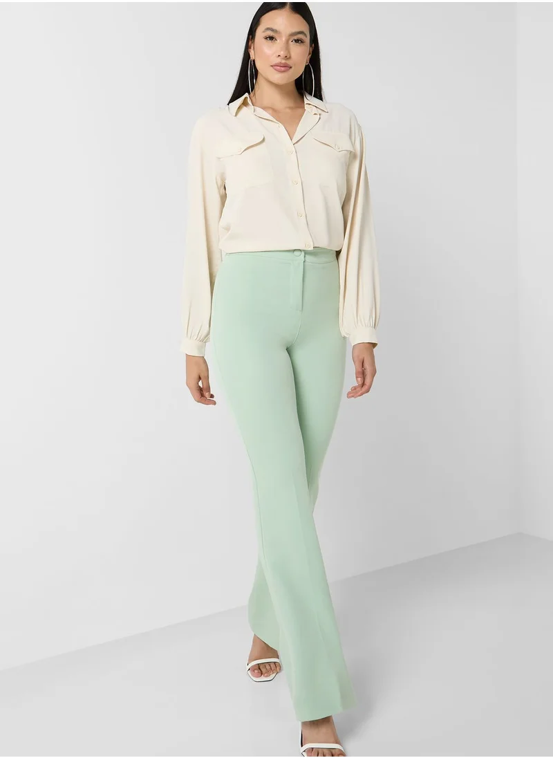 boohoo Wide Leg Pants