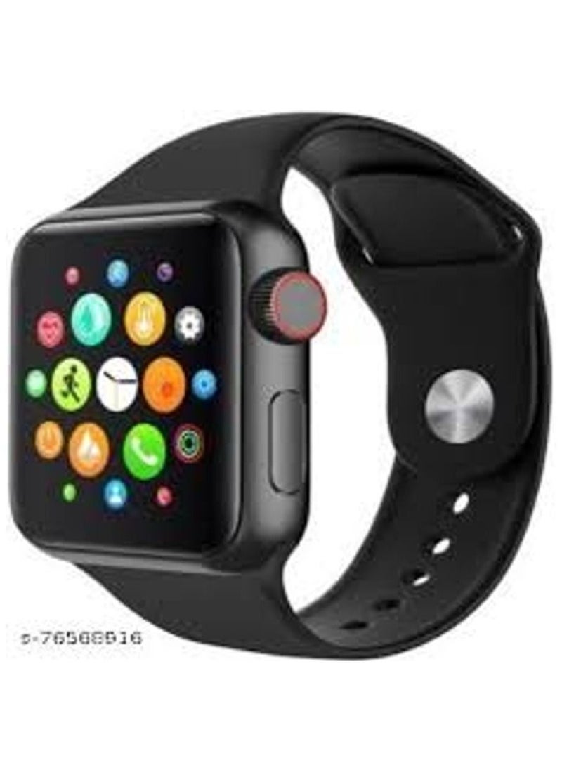 Generic - Smart T55+ Watch - Bluetooth Calling Watch - Customized Wallpaper Watch - WhatsApp Waterproof Calculator Smartwatch Android IOSMessaging Watch - - Image 1