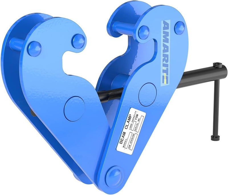 AMORITE Vertical Beam Clamp 4400lbs (2 Ton) Working Load Limit - Image 1